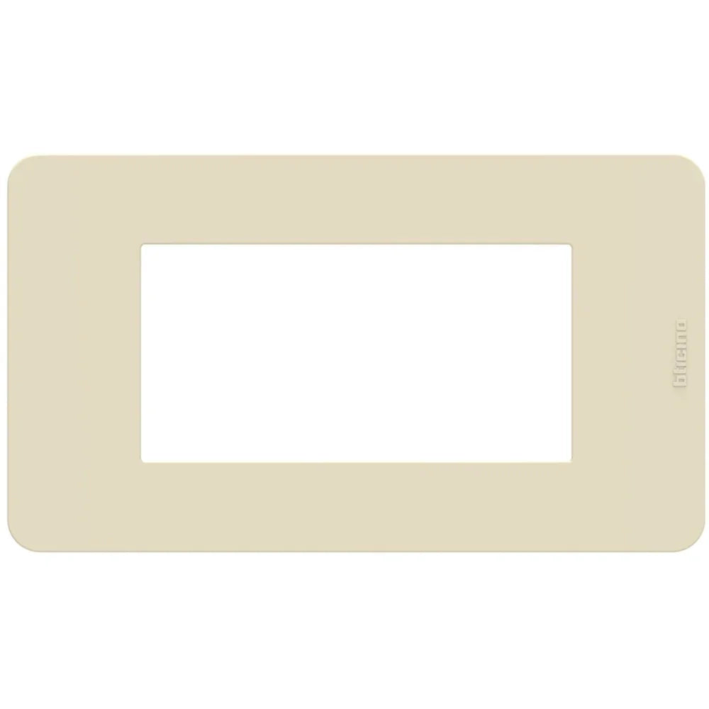 Placca Bticino MatixGO Tones 4 moduli avorio JA4804TI