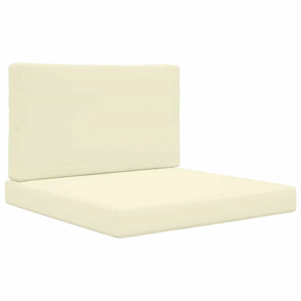 Cuscino per divano da esterno 2 pcs Crema Poliestere 900831