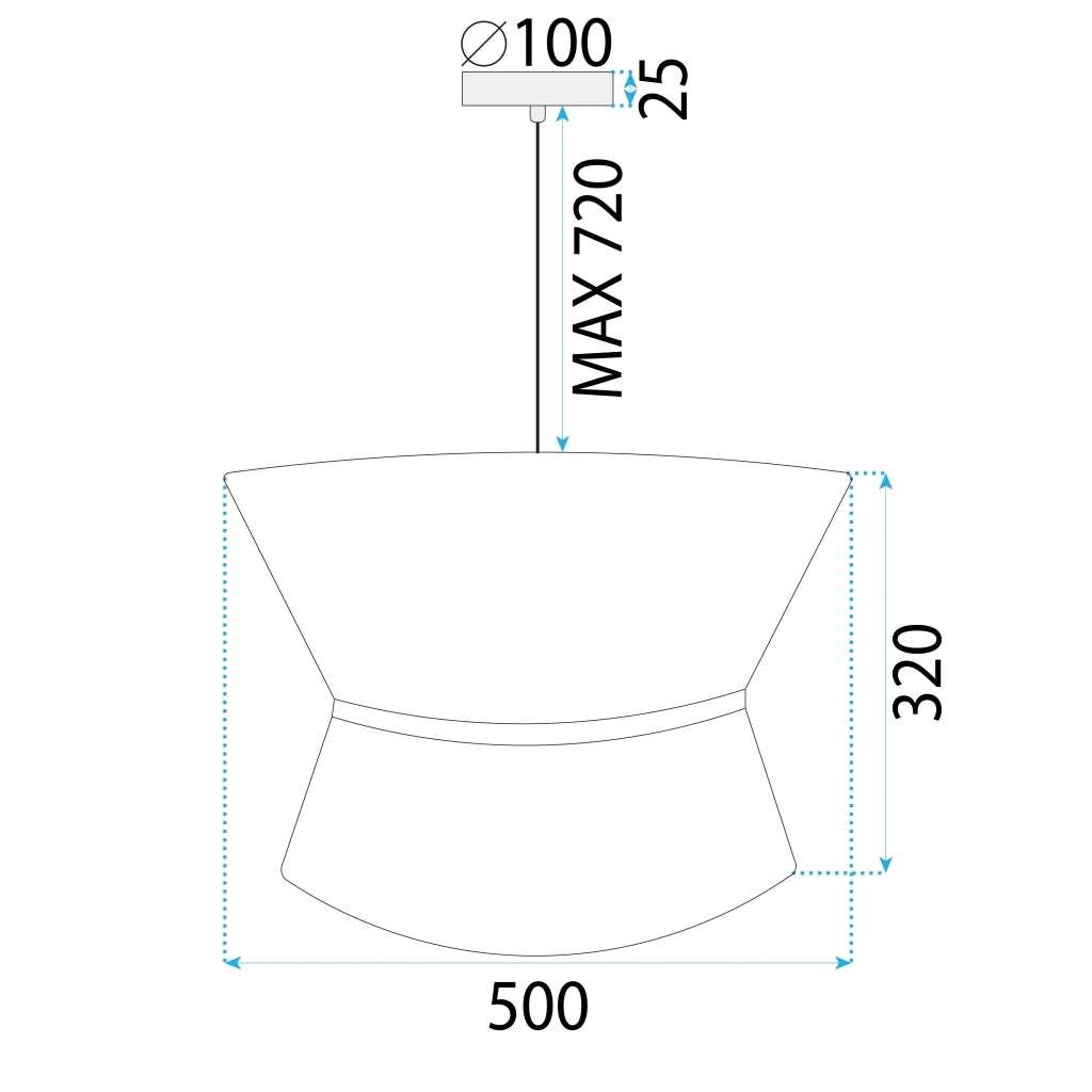 Lampada APP1503-1CP Black