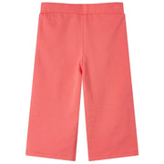 Pantaloni per Bambini a Gamba Larga Corallo 104 CFW4686724