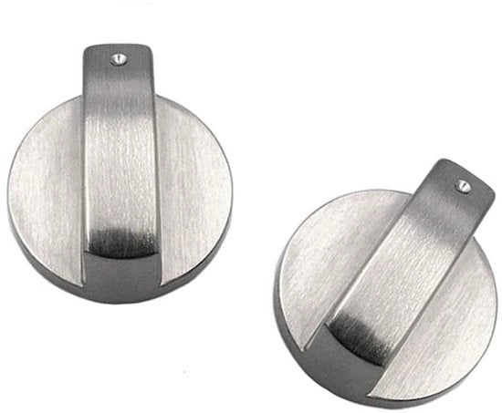 Fornuis a Gas - Manopola di Alta Qualità - Accessori di Ricambio - 2 Pezzi - 4 cm x 2 cm - Installazione Facile - Manopola del Fornello
