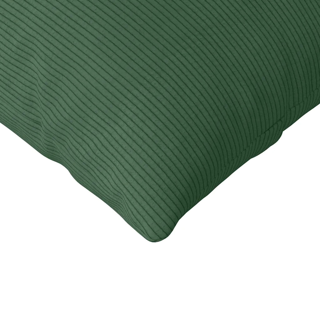 Cuscini da Divano 2 pz | Cuscini per sedie Verde Scuro 200 x 40 cm