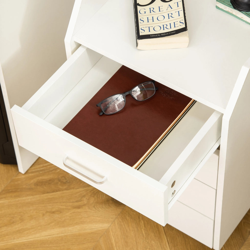 Scrivania con cassetti ¨C Minimal ¨C 40x36x65 cm bianco