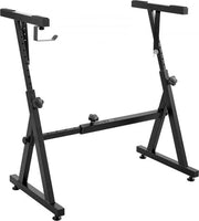 Supporto tastiera standard - forma Z - acciaio - supporto tastiera regolabile in lunghezza e larghezza