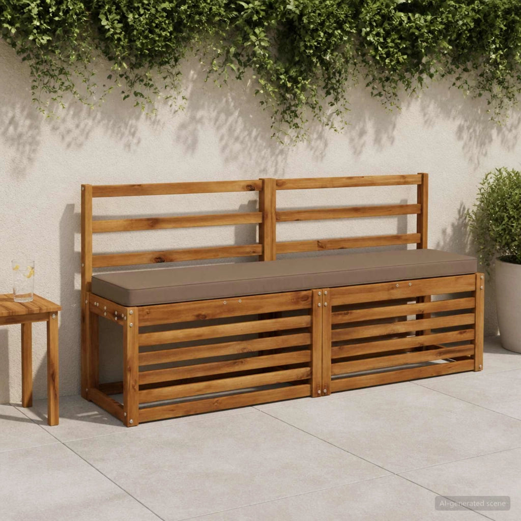 Cuscini per Panchina a 2 Pezzi VUGHT 2 pcs 100% Poliestere 950651