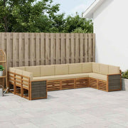 Set di divani da esterno 7 pz Naturale 3384889