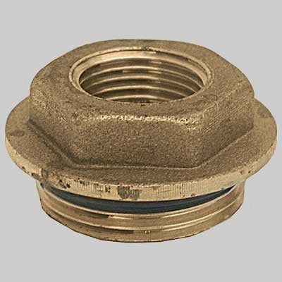 TAPPO MASCHIO CON FORO FILETTATO E ORING  1 x 1/2     MADE IN ITALY