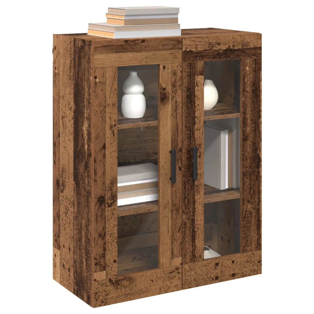 Armadi da Muro 2 pcs Legno vecchio 69,5 x 34 x 90 cm 3394584