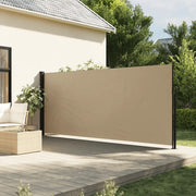Tenda da Sole Laterale Retrattile-Tenda parasole per balcone per giardino Beige 160x600 cm