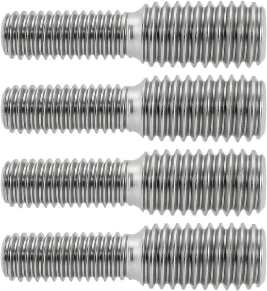 Adattatore di vite da 30mm a doppia vite M6 a M8 in acciaio inossidabile per meubilario (M6xM8x30mm)