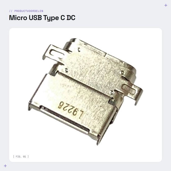 Adattatore DC Jack Micro USB Type C per Chromebook Modelli