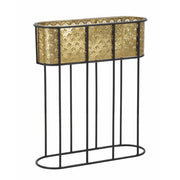 Vaso per Piante VKH688, Oro, Metallo, 60x20x70 cm