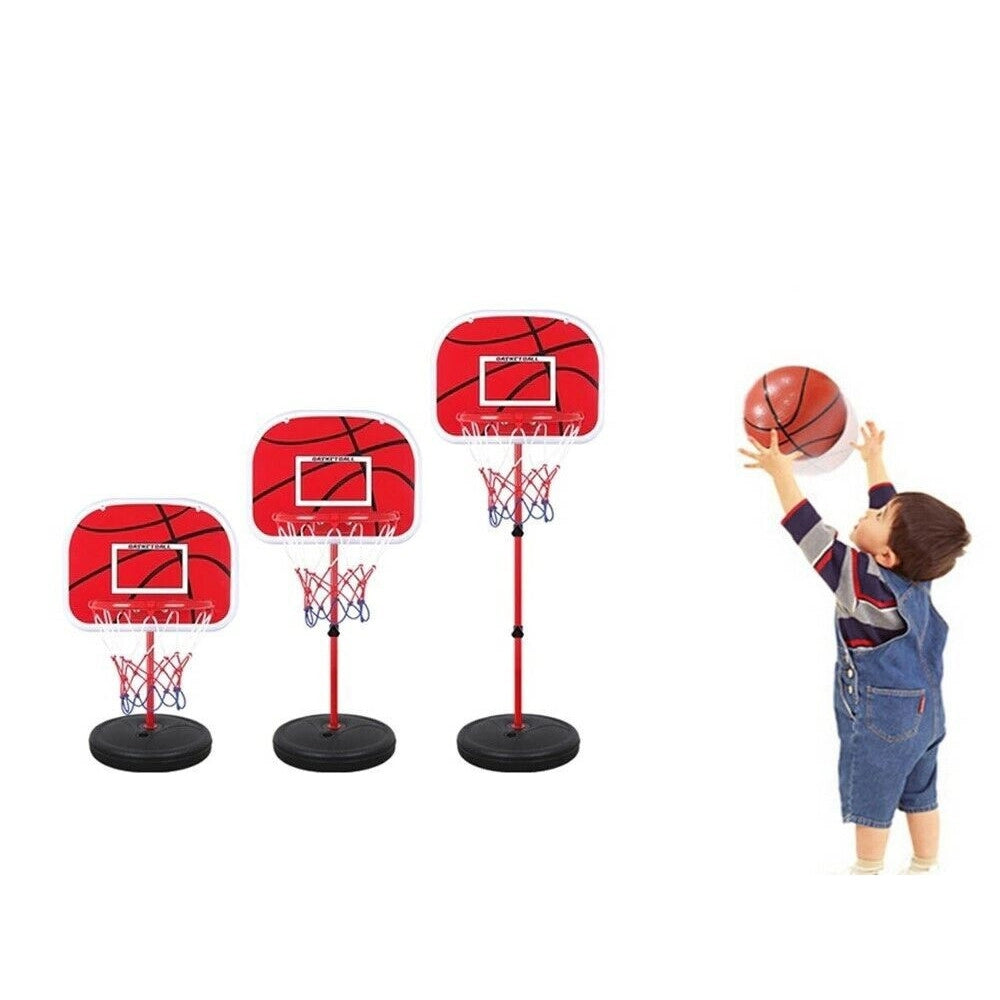 Trade Shop - Canestro Basket Per Bambini Con Tabellone Altezza Regolabile 75 - 155 Cm + Palla -