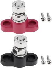 Set di 2 Blocchi Terminali Isolanti per 12VDC