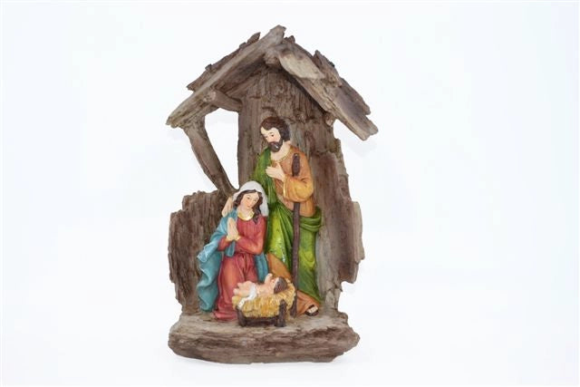 Decorazione Casa Natalizia Presepe Nativita' in Resina 21 cm
