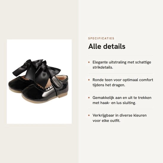 Scarpe a punta rotonda per bambine - Stile Mary Jane - Scarpe da girovita - Scarpe per bambine con punta rotonda - Modelli casual - Disegno elegante - Scarpe a punta piatta per bambine