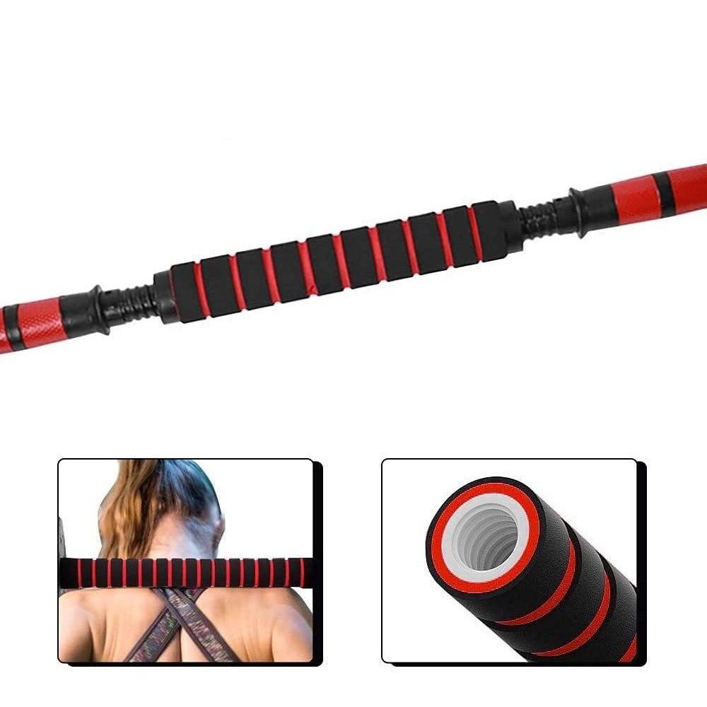 Trade Shop - Set Manubri Bilanciere Con Biella Regolabili 25kg Allenamento Corpo Palestra Casa -