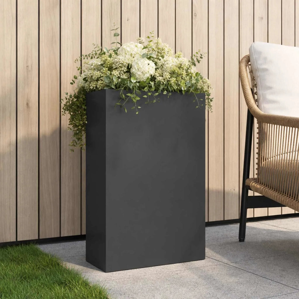 Vaso da giardino Antracite 50 x 20 x 75 cm 8005460