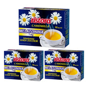 Ristora camomilla con melatonina istantanea senza zuccheri 3 pezzi da 16 bustine