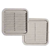 Coppia griglie 238x238 da esterno con telaio