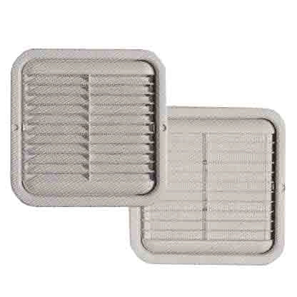 Coppia griglie 238x238 da esterno con telaio