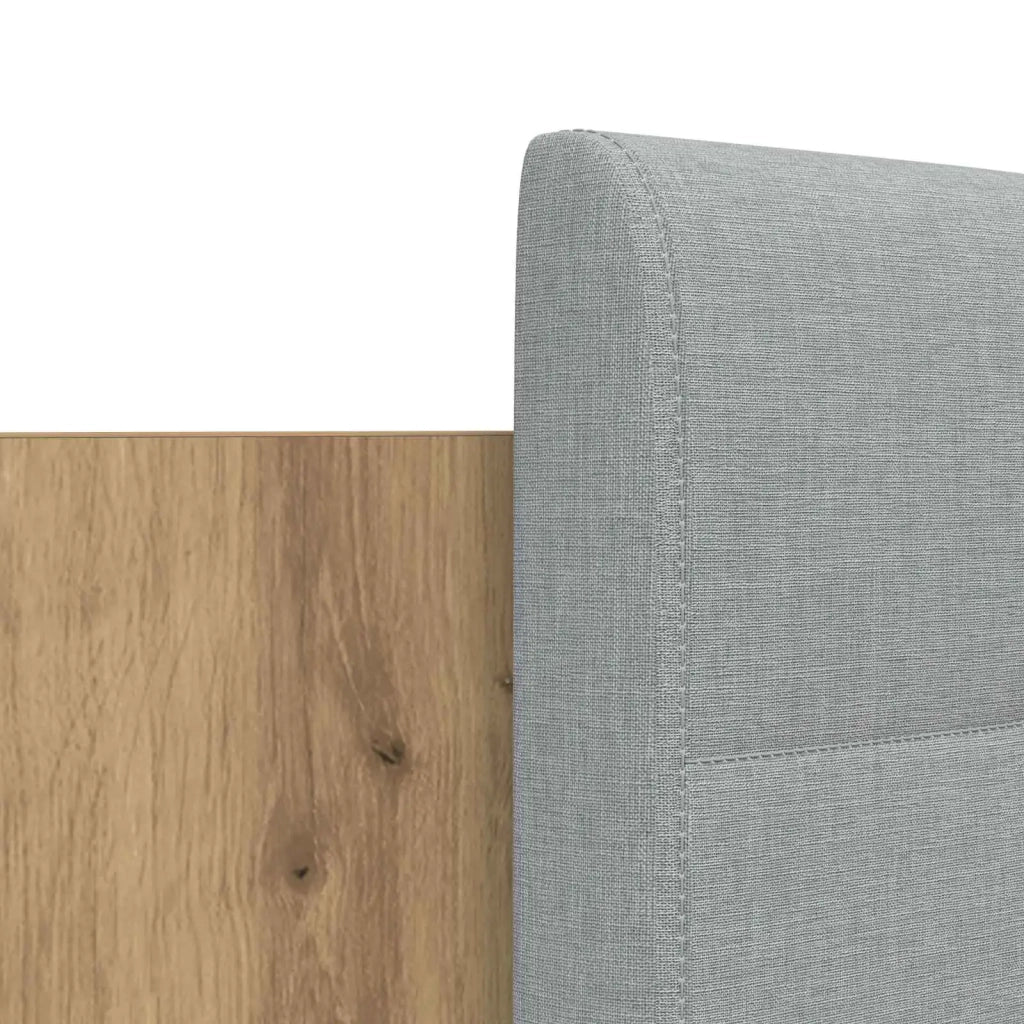 Struttura letto con testata-Giroletto Rovere artigianale 180 x 200 cm