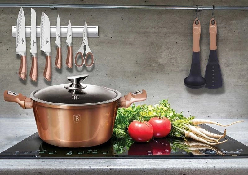 Berlinger Haus BH-6194 Pentola rivestita in granito oro rosa 30 cm