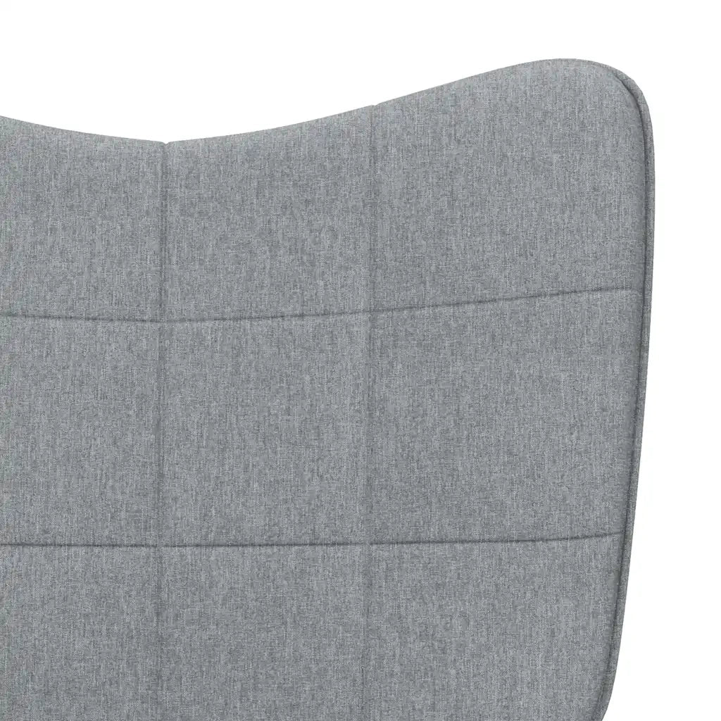 Poltrona Relax | Sedia Relax Grigio Chiaro in Tessuto