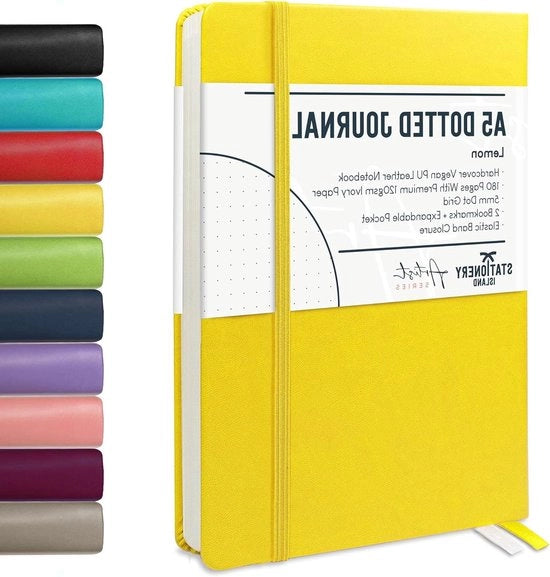 Agenda A5 - 180 pagine - Copertina rigida - Pergamena premium