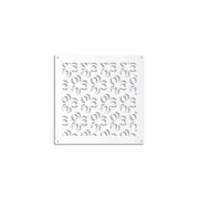 ELLISSE - Pannello in PVC traforato - Parasole Colore: bianco, Misura: 73x73 cm