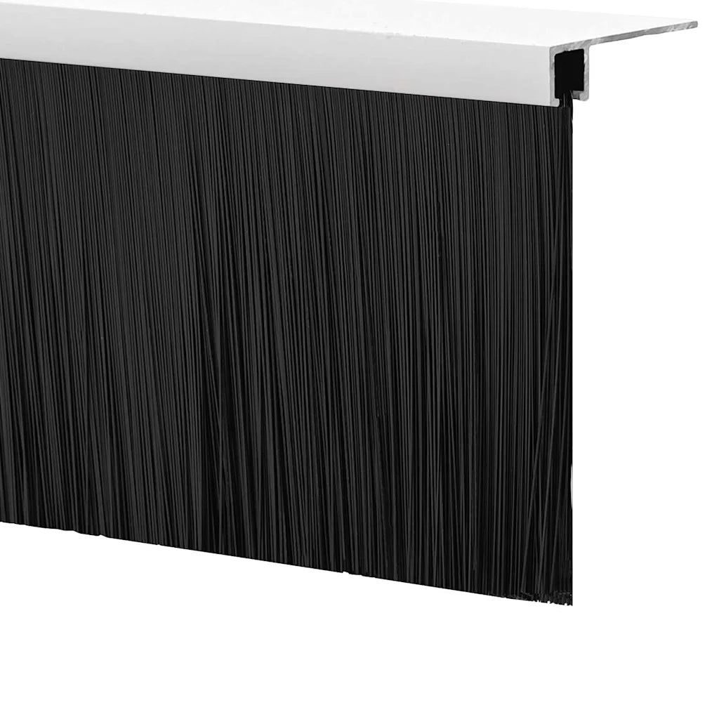 Spazzole per porte a vite 6 pcs Bianco 100 cm Lega di alluminio 42019550