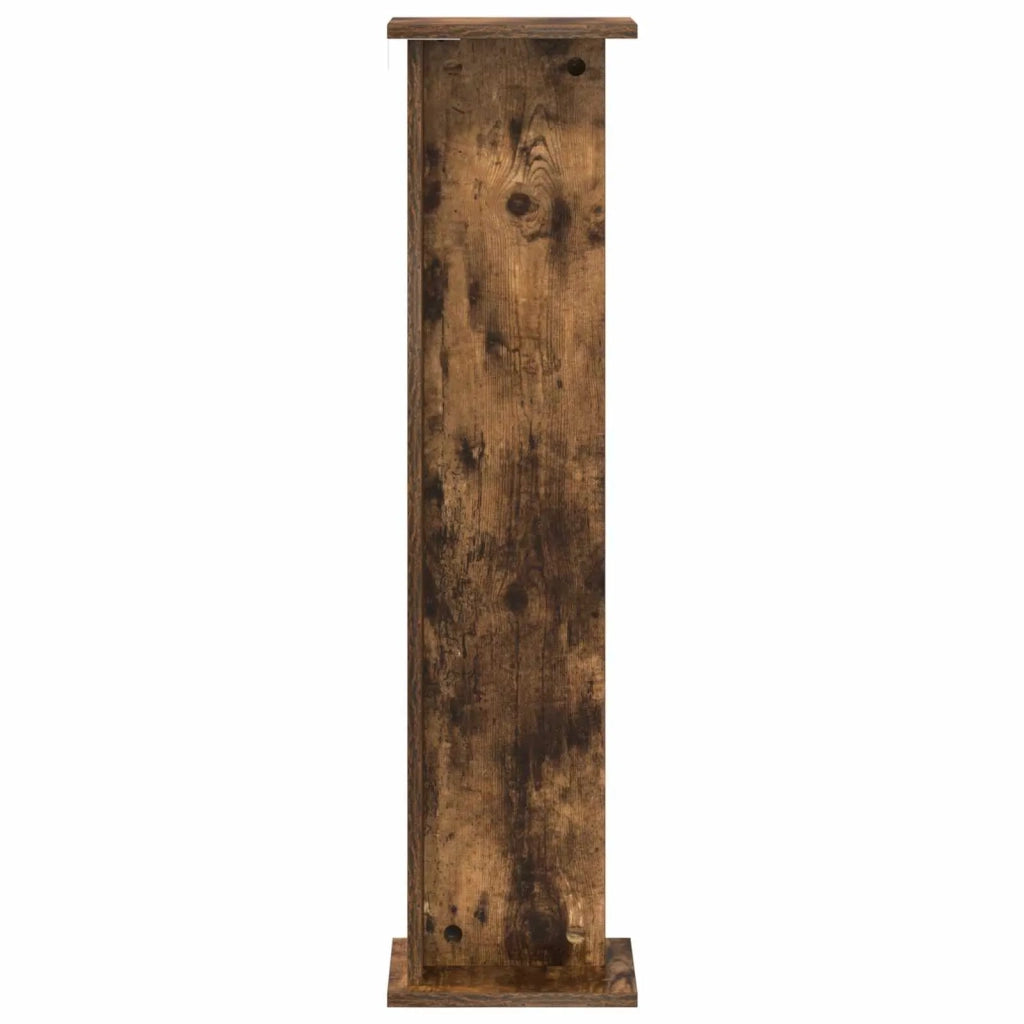 Supporto per piante 2 pz Rovere Fumo 25 x 25,5 x 100,5 cm 899635
