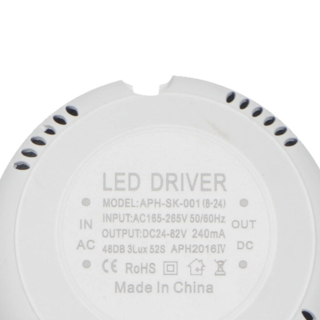 Dispositivo di emergenza per accensione luci led range 8-24w