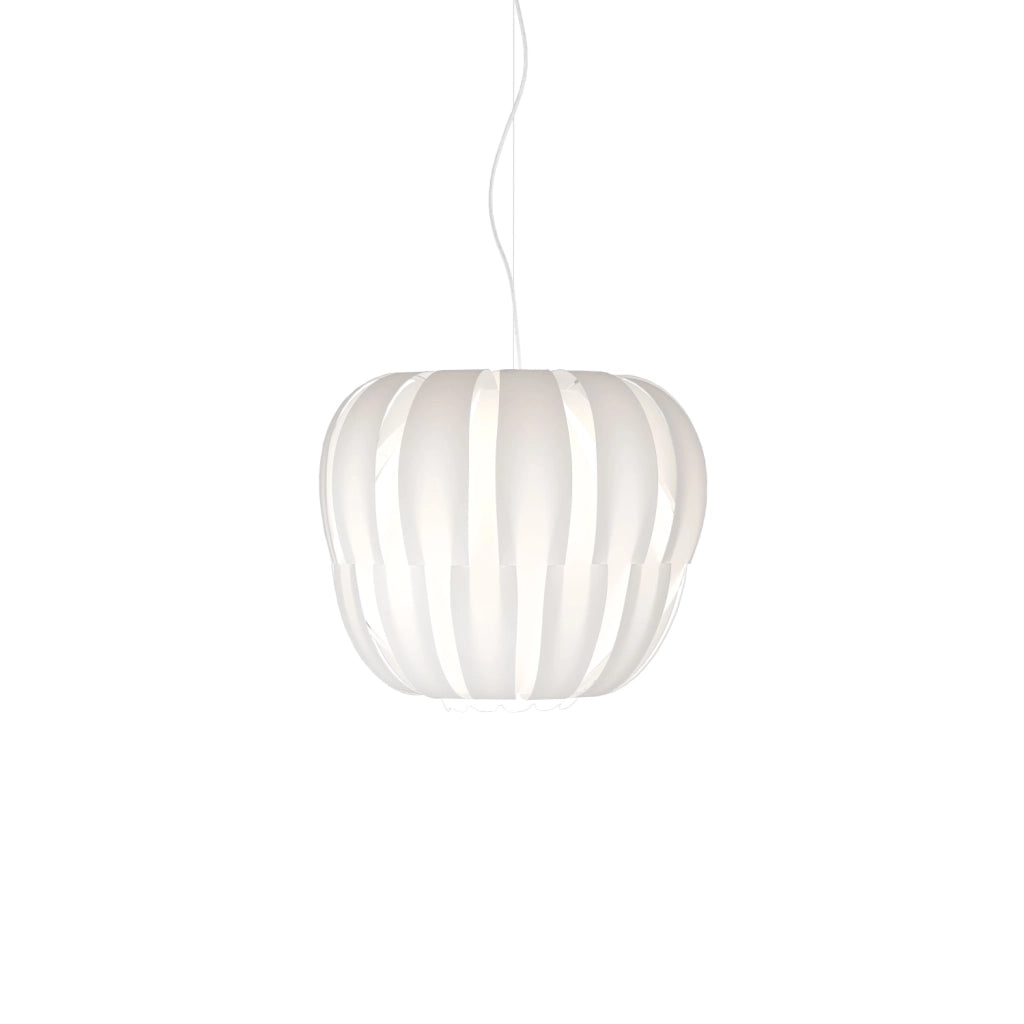 Sospensione Da Esterno Moderna Queen Polilux ® Bianco 1 Luce E27 D40Cm