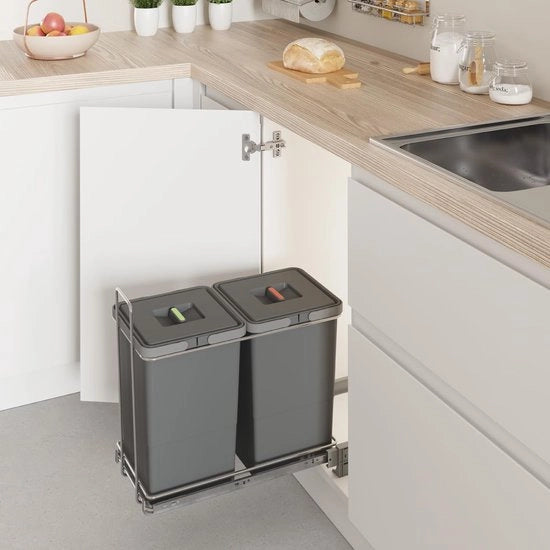 Vuoto automatico per cucina - 300 mm largo - per contenitore di riciclo