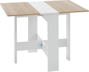 Tavolo pieghevole per 4 persone - Eichen e Bianco - 104 x 76 x 74 cm