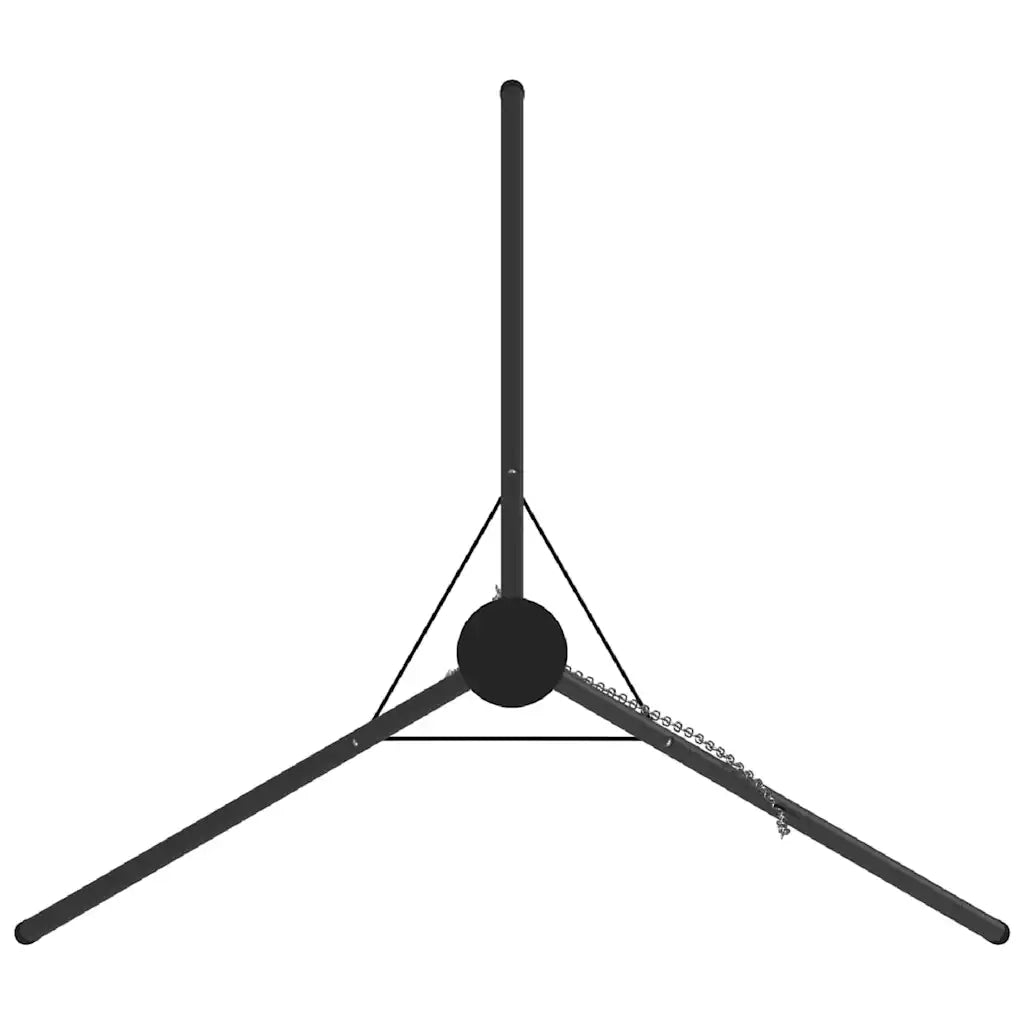 Treppiede da Campeggio Nero 92 x 92 x 151,5 cm Acciaio 42010328