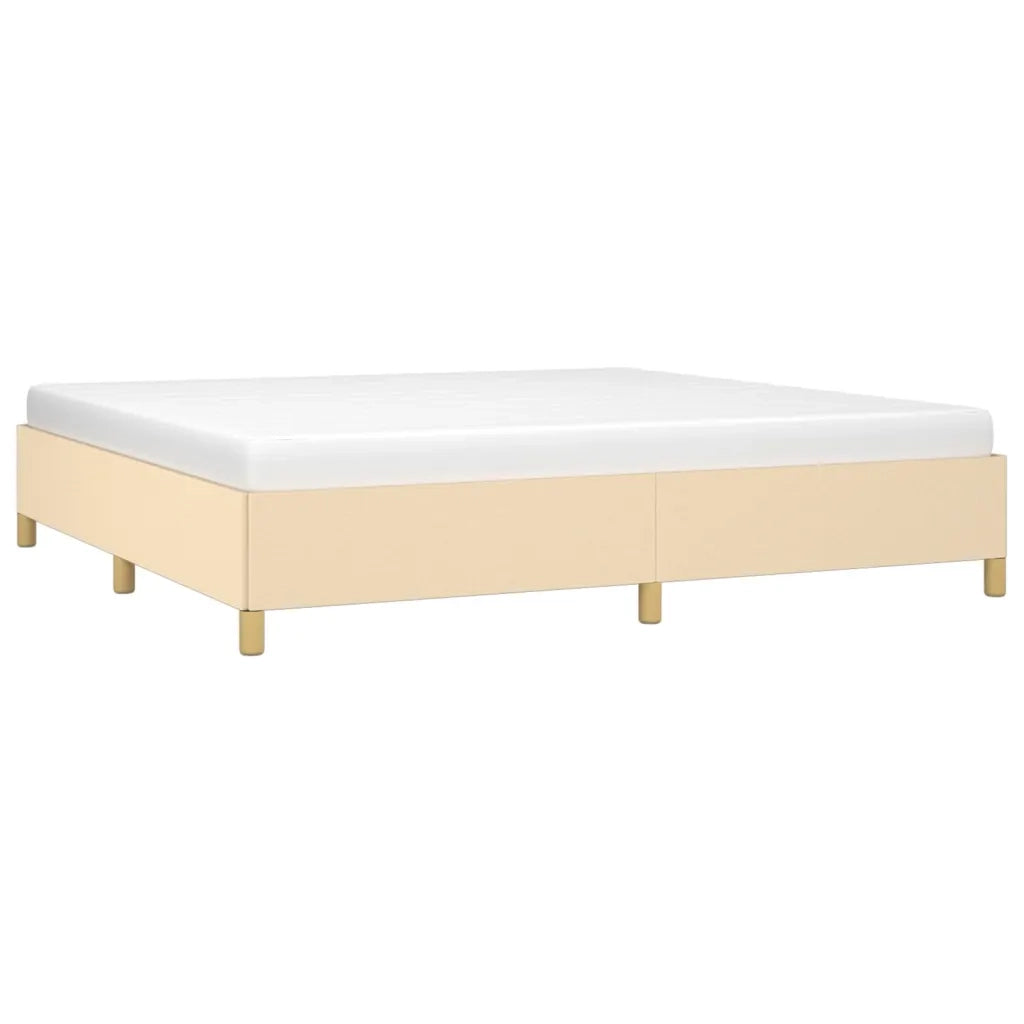 Giroletto senza Materasso Crema 200x200 cm in Tessuto 347194