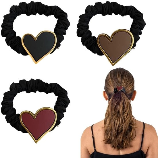 2 pezzi di scrunchie per moerbeizijde per donne e ragazze