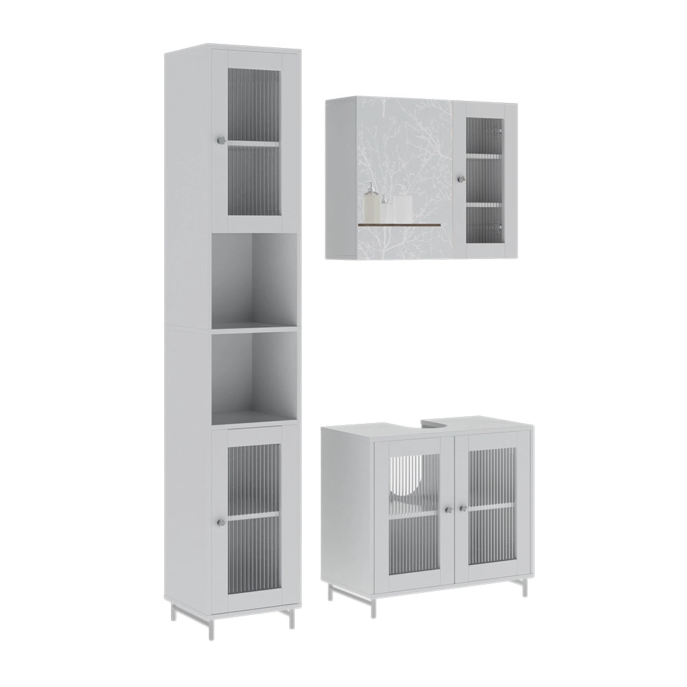 Vicco  Bianco 3 parti con colonna