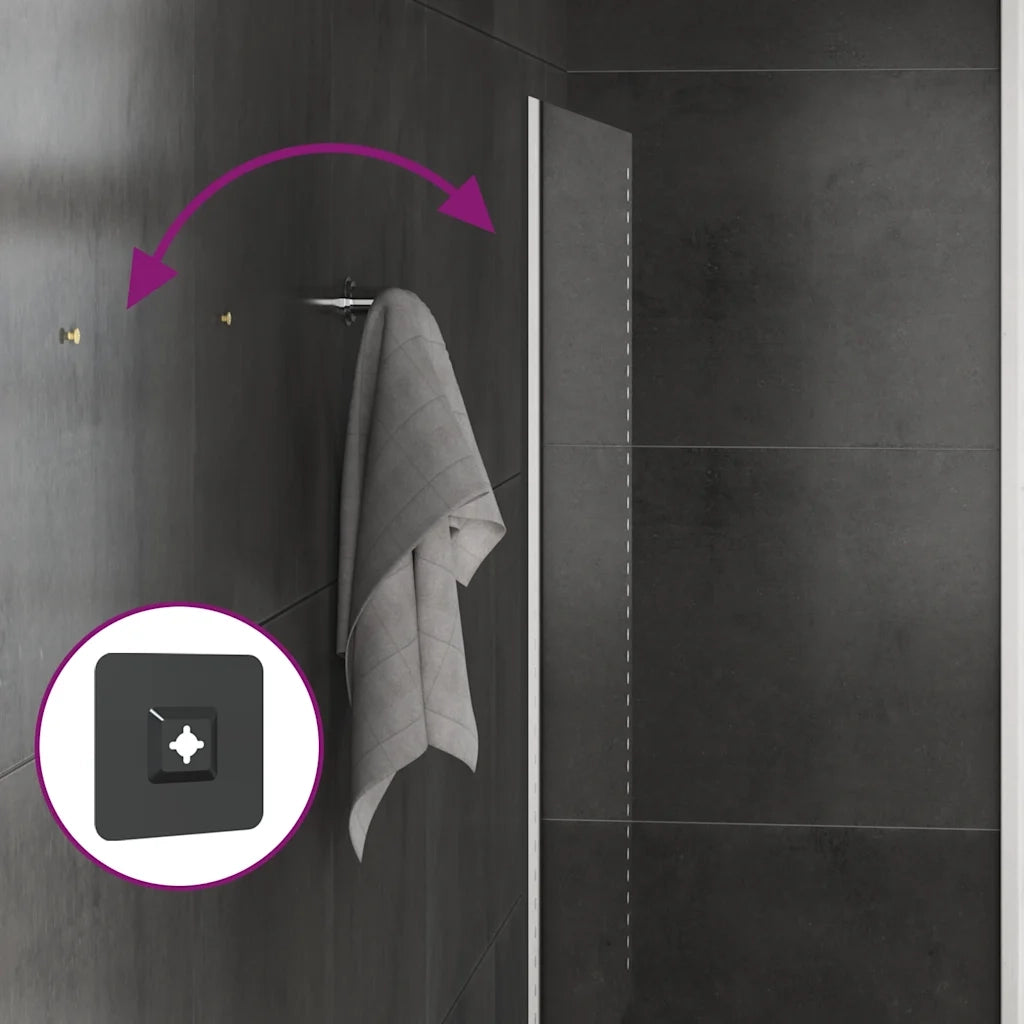 Specchio da Bagno con Luci LED 90x60 cm 151733