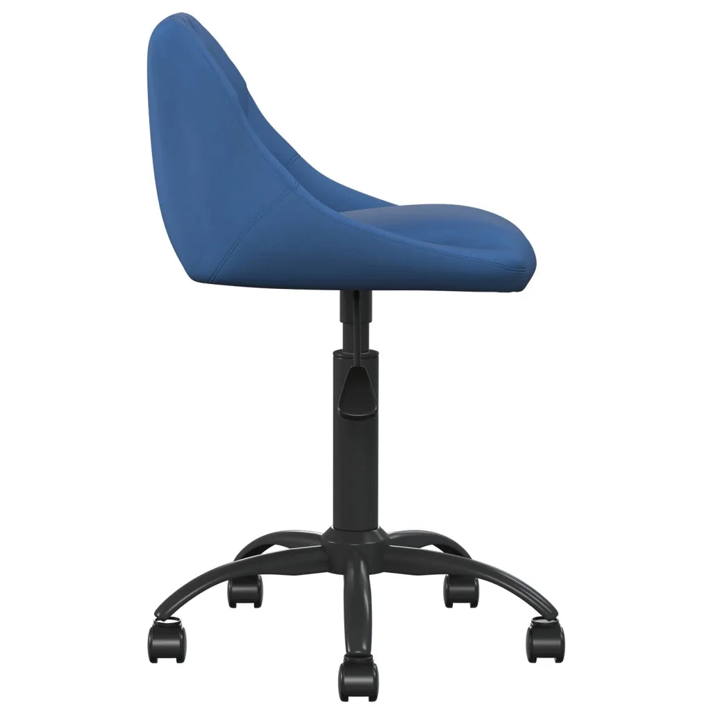 Sedia da Pranzo Blu in Velluto 335364