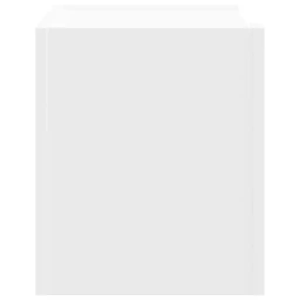 Comodini a Muro 2 pz Bianchi 45x30x35 cm 848312