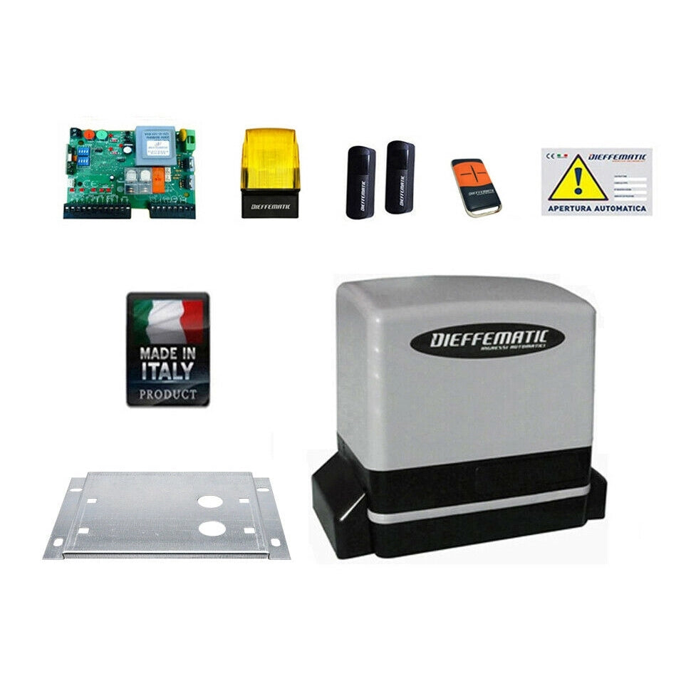 KIT KV9 CANCELLO SCORREVOLE AUTOMATICO COMPATIBILE CON SERAI V2 PROTECO 900KG