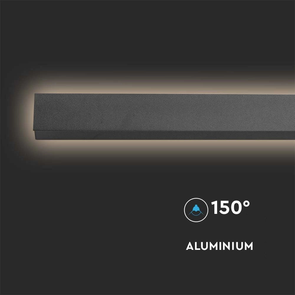 Applique esterna LED V-TAC 23W 4000K 3150lm IP65 nera