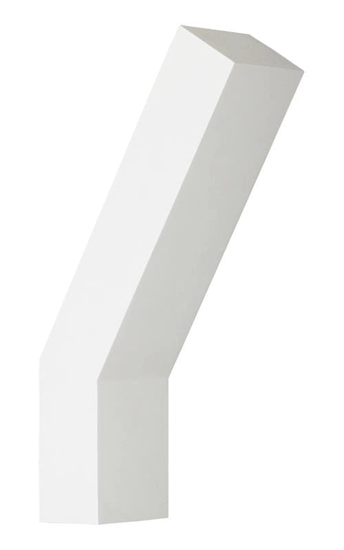 Applique Lampex Jerry 698/1 bianca 1 luce G9 gesso ceramica