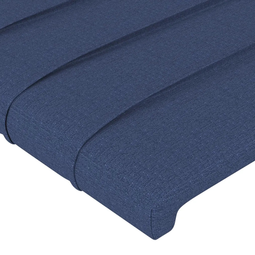 Testiera Blu 144x5x118/128 cm Tessuto 3116476