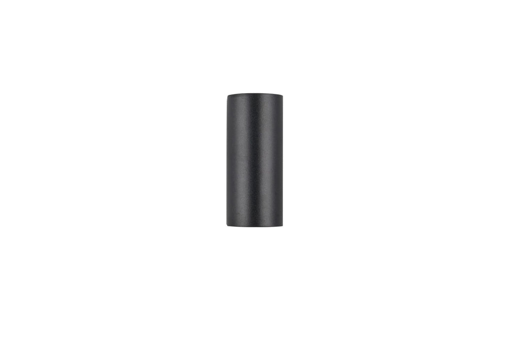 Applique esterna SORIA RL nera cilindrica 2xGU10 IP44