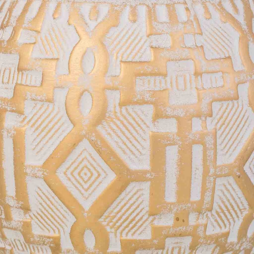 Vaso in ceramica dorata, D16x29h cm