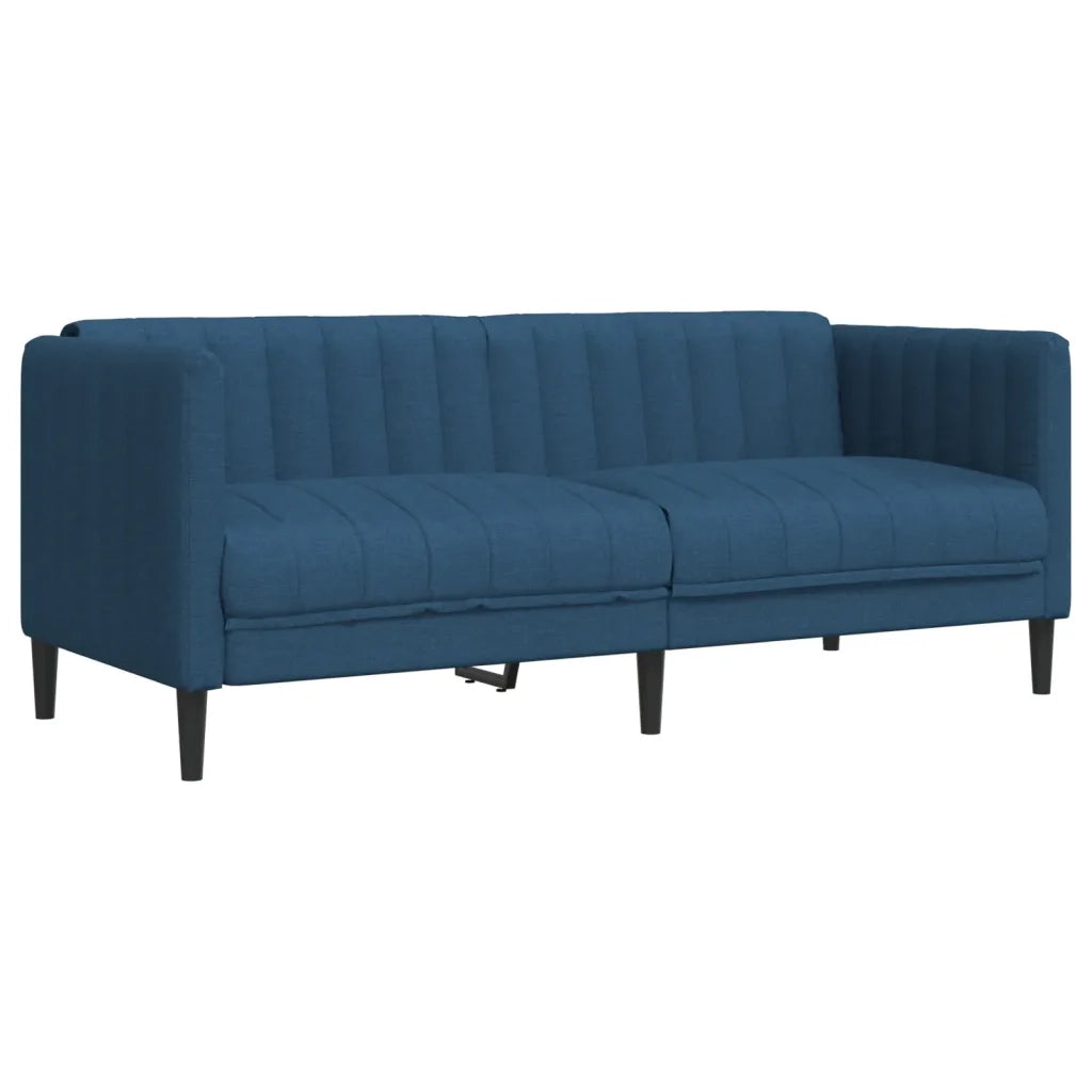Divano a 2 Posti-Sofa 2 Posti Blu in Tessuto 325505